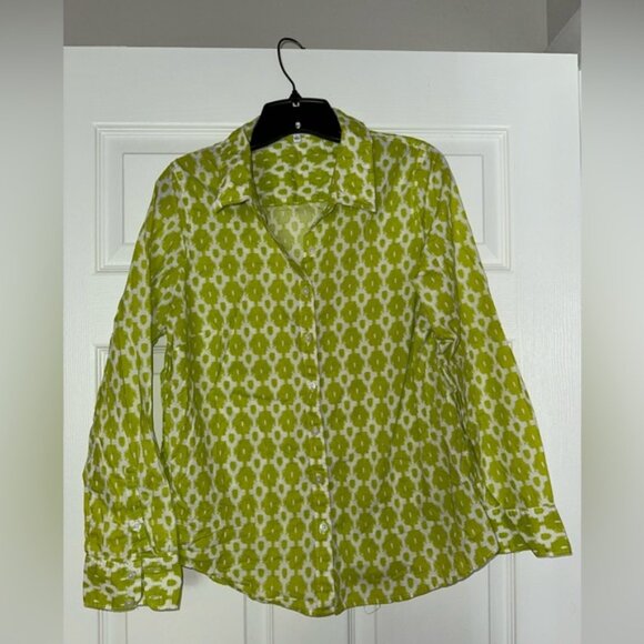 Crown and Ivy Cotton Button Down Shirt - Picture 4 of 10